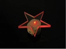 Christmas Gift Colorful LED of Five-pointed star Light